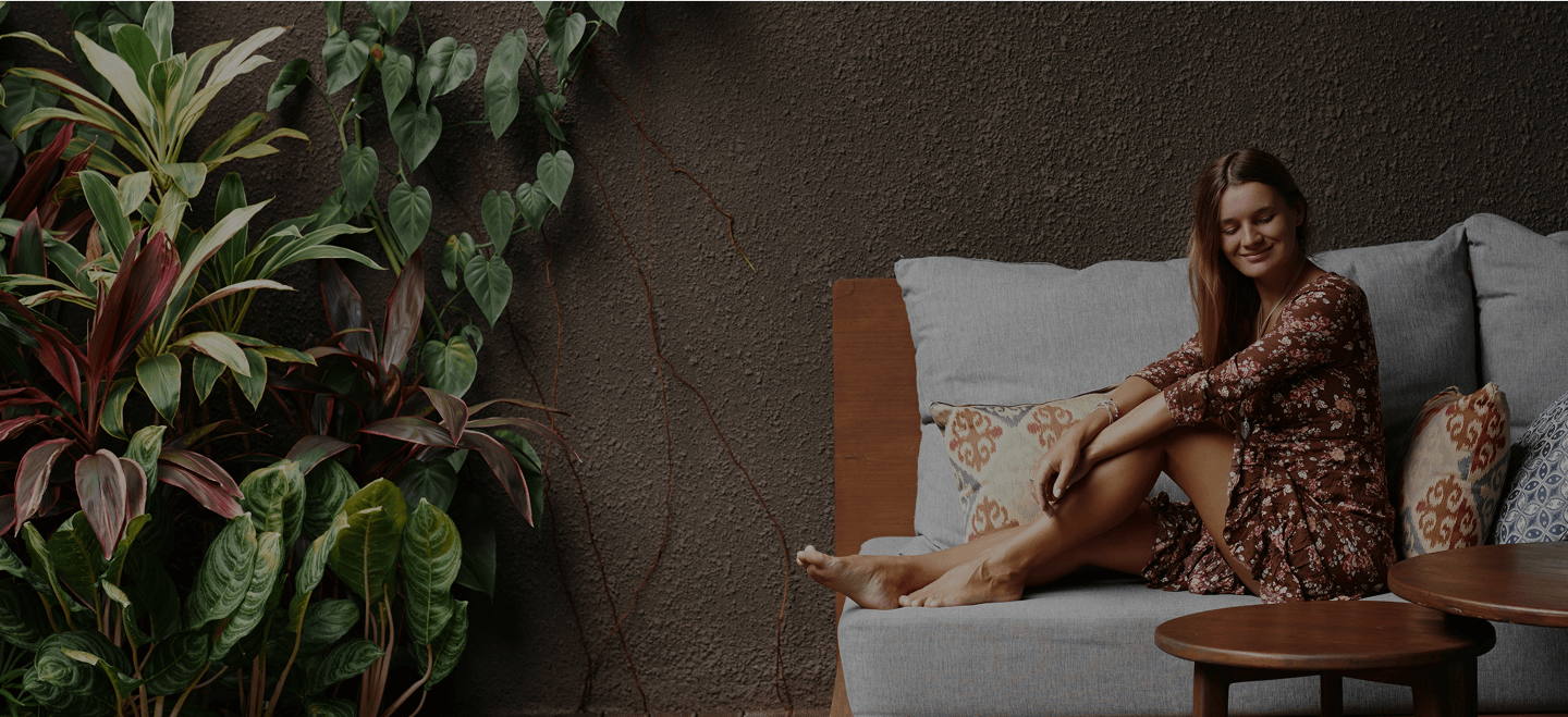 Social tapestry woven through lush greens
