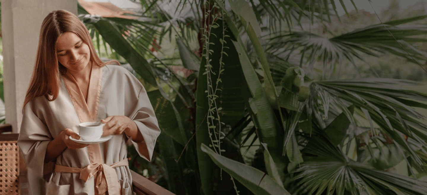 Social tapestry woven through lush greens